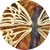 「琥珀蝶」2012•銅•真鍮•アクリル樹脂W350×D250×H380(mm)