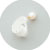 Nuance _ earrings  2018年から制作しているシリーズ　白磁　K18 　アコヤパール  3cm±