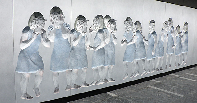 彫刻・中谷ミチコ先生の作品が東京メトロ銀座線「虎ノ門」駅の