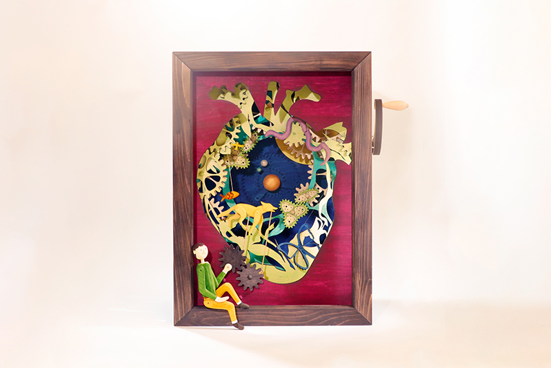 加藤 瑠歌 《廻る世界のカラクリ仕掛け》 | 多摩美術大学