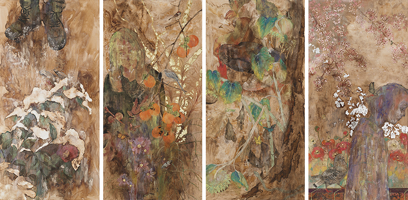 判治 郁奈 《He and She and -winter/-autumn, -summer/-spring