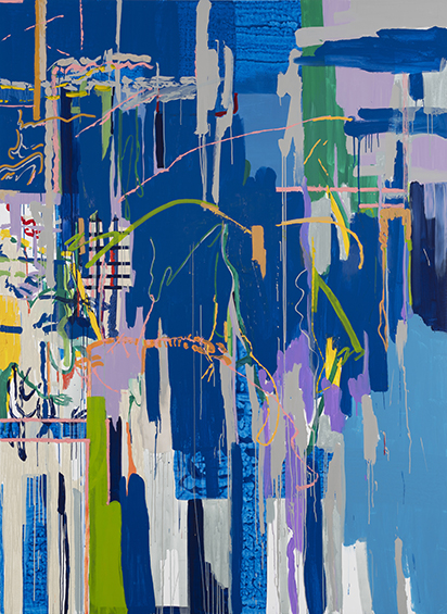 「熊笹」日本画　30号　美術学生作 熊澤未来子 | 武蔵野美術大学