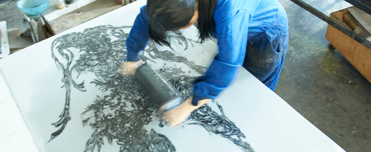 版画 幾何学的デザイン 唯一無二の幾何学模様アート【銀河の輝き】01 絵画 Archetype