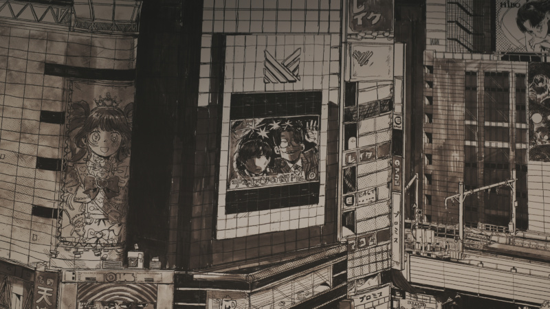 星野 倫 《渋谷交差点図》 | 多摩美術大学