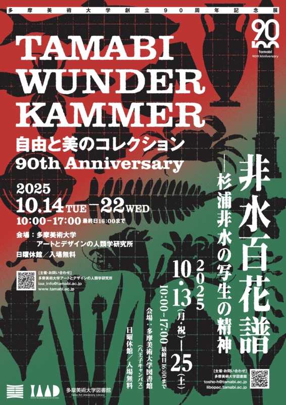 アートとデザインの人類学研究所「TAMABI WUNDERKAMMER －自由と美の