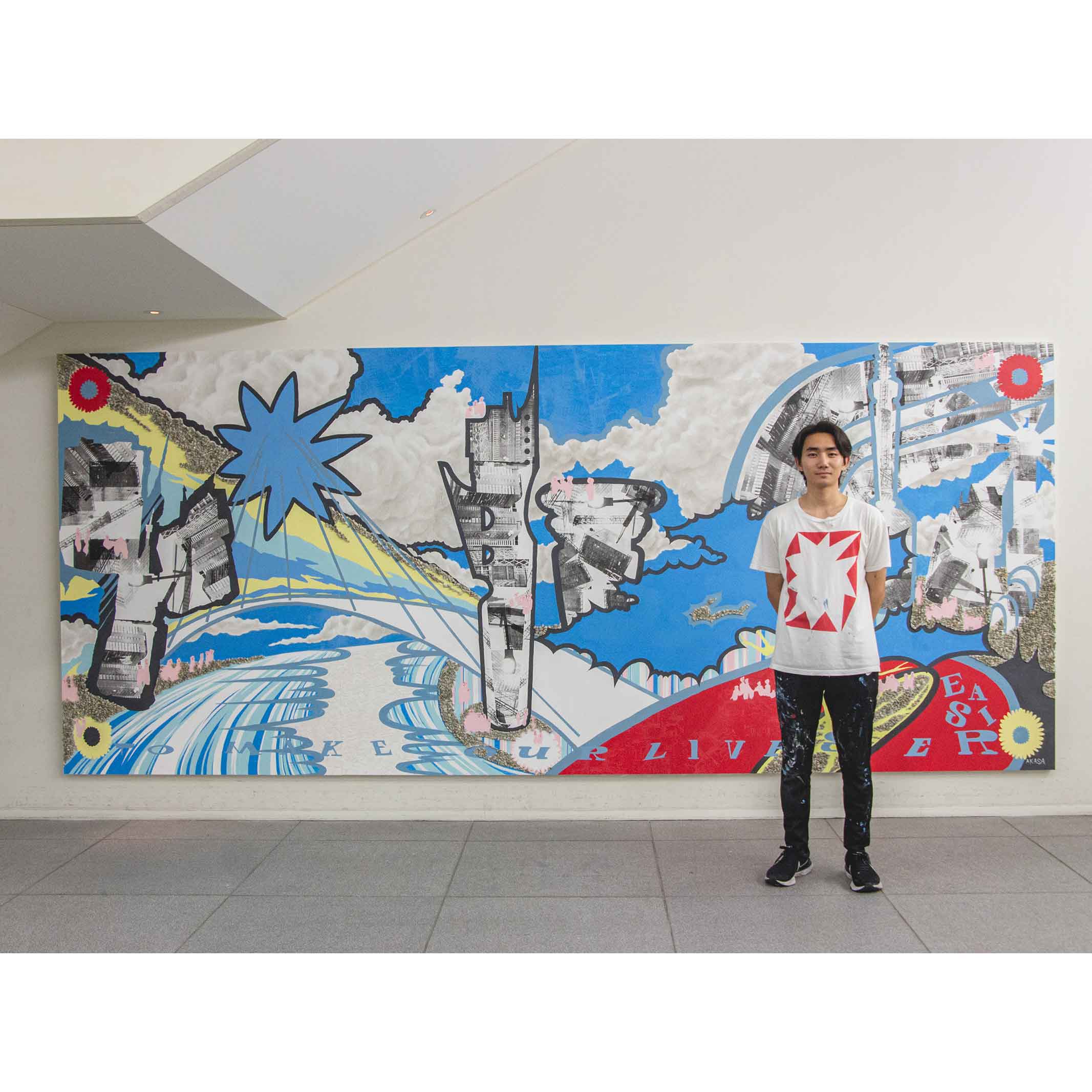 グラフィックデザイン4年生がルネサス エレクトロニクス社オフィスの