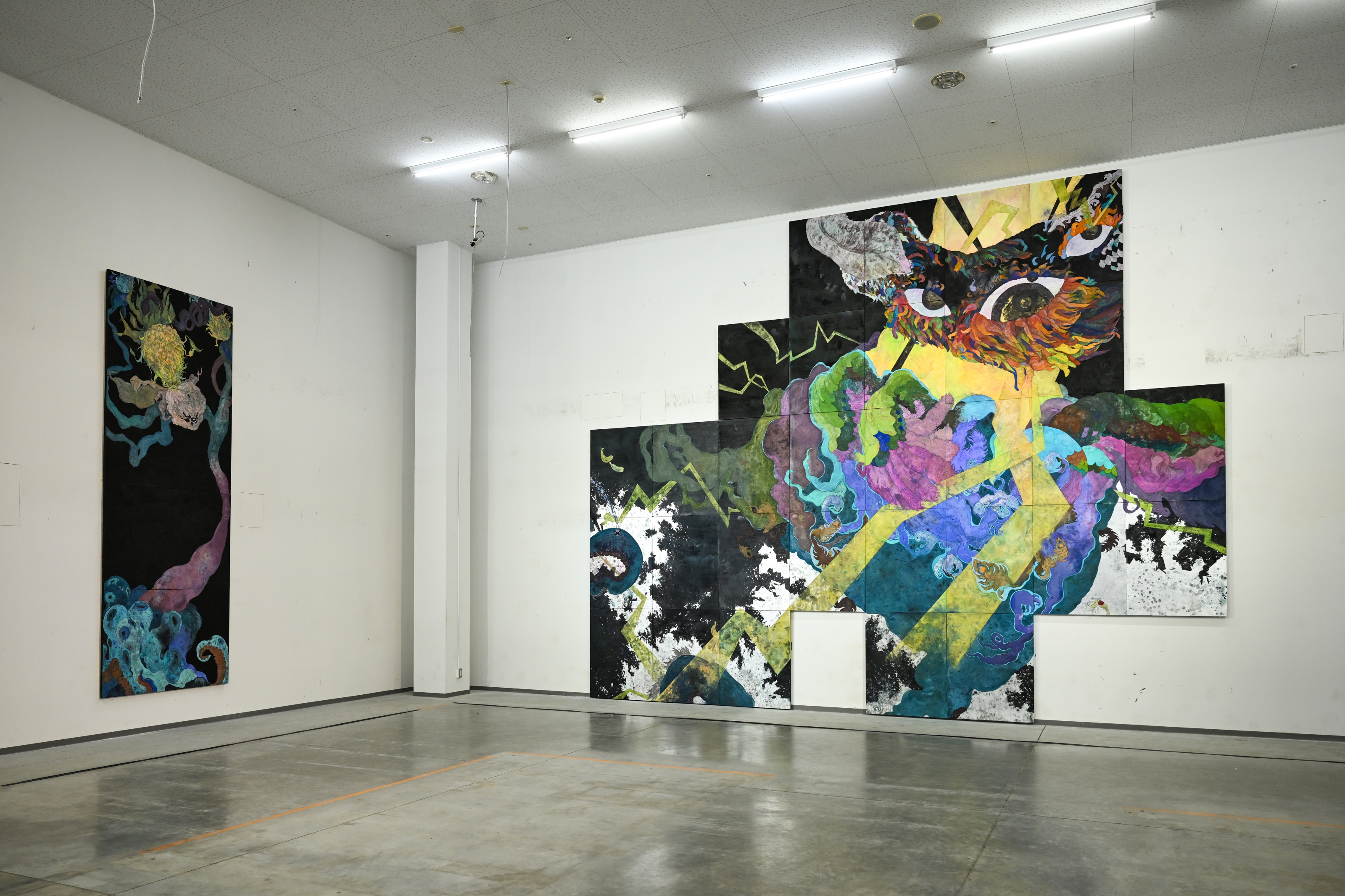 創立90周年記念事業】スーパーマーケットの跡地“BLUE CUBE”で開催され